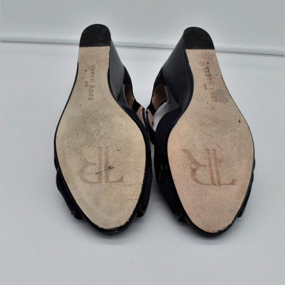 Taryn Rose Wedge Sandal Navy - Picture 10 of 12